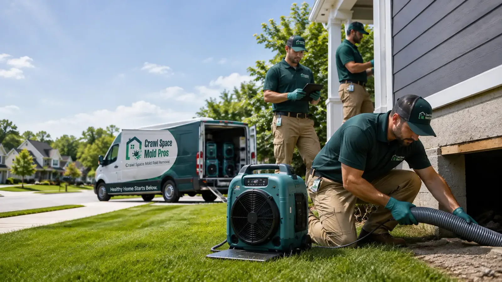Crawl Space Mold Removal in Belview, MN